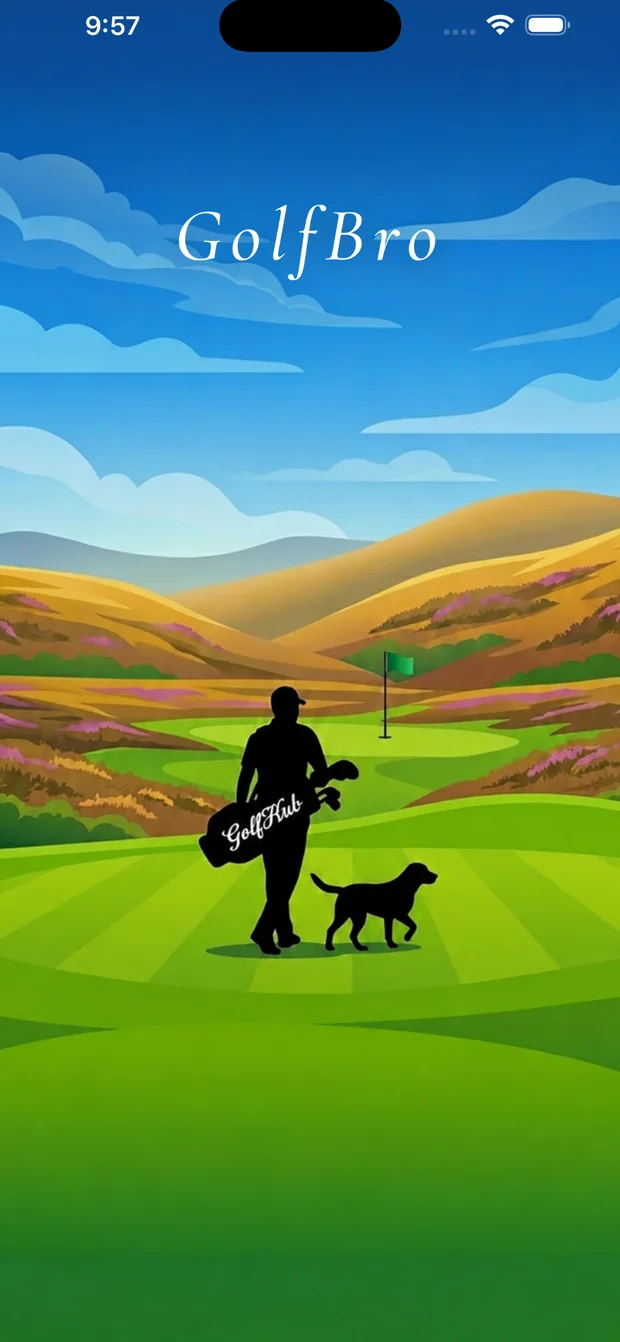 GolfBro 启动画面